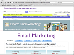 Email Marketing from queensboroweb.com: reach thousands of new and existing customers via attractive email marketing campaigns