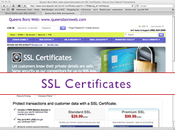 ssl certificates for encrypted data submission